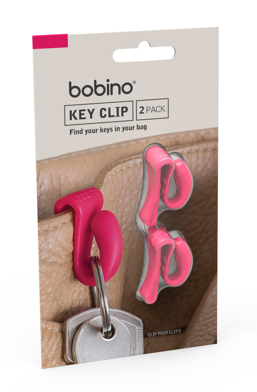 Key Clip in packaging Rubine